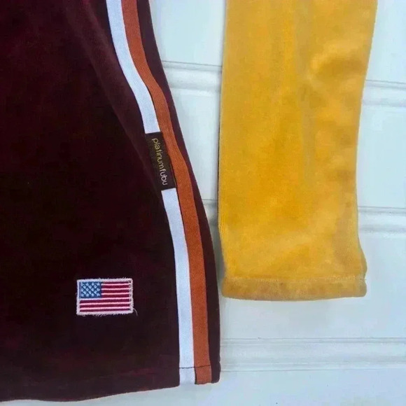 Vtg Harlem Globetrotters Twiggy Velour Platinum Fubu Top 90s y2k - Picture 4 of 12